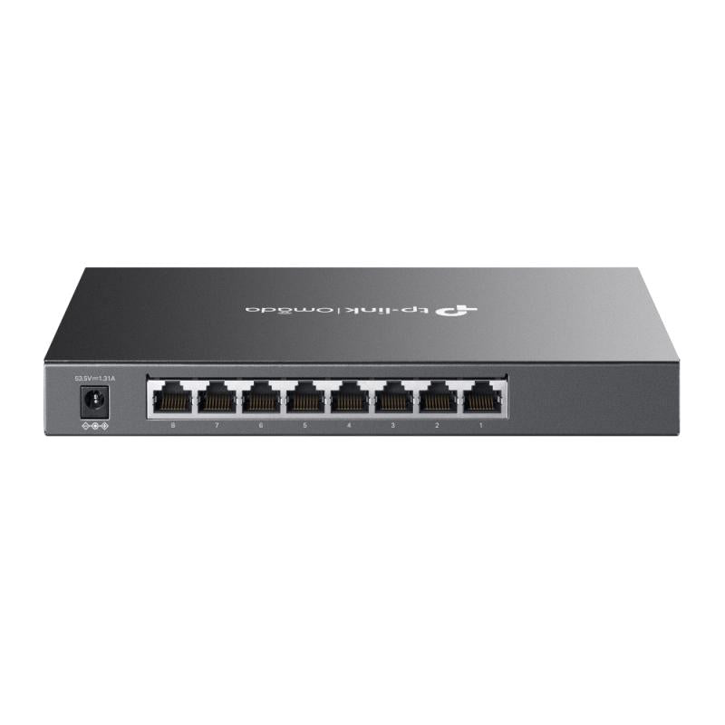 Omada TL-SG2008P - 8-poort GbE PoE+ switch, 62W PoE budget