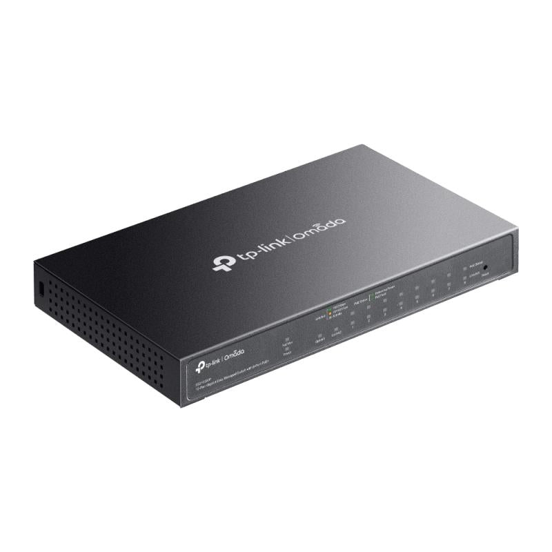 Omada ES210GMP - 10-Poorts GbE PoE+ Switch, 123W PoE budget