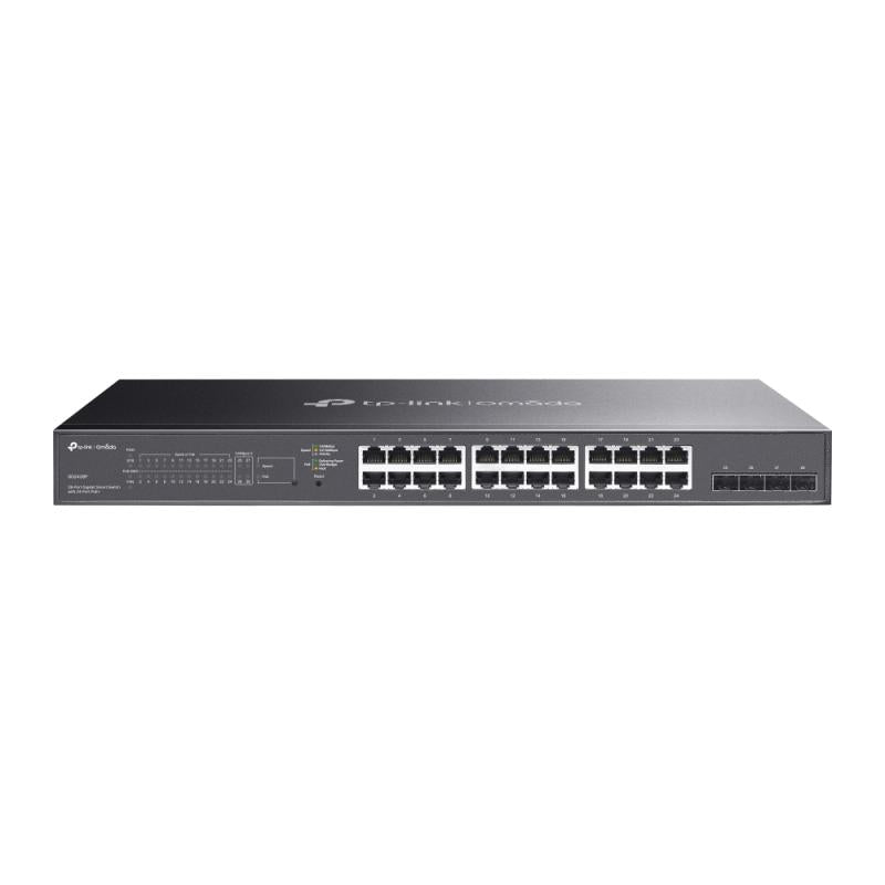 Omada TL-SG2428P - 28-poorts GbE PoE+ switch, 250W PoE budget