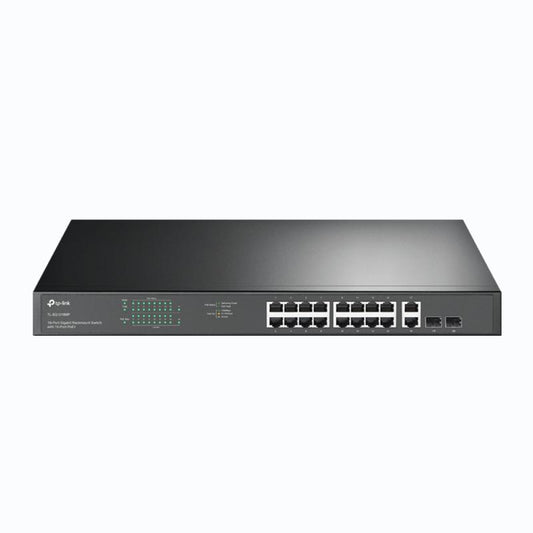 TL-SG1218MP - 18-poorts GbE PoE+ switch, 250W PoE budget